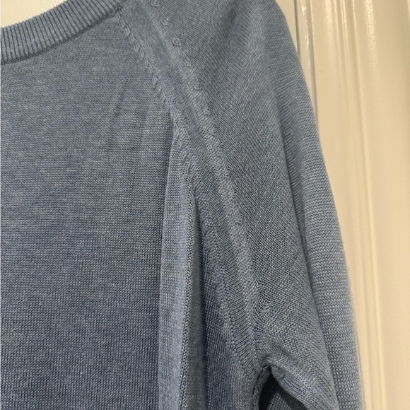 lululemon athletica Slate Blue Crew Neck Sweater Merino Wool - Picture 4 of 10